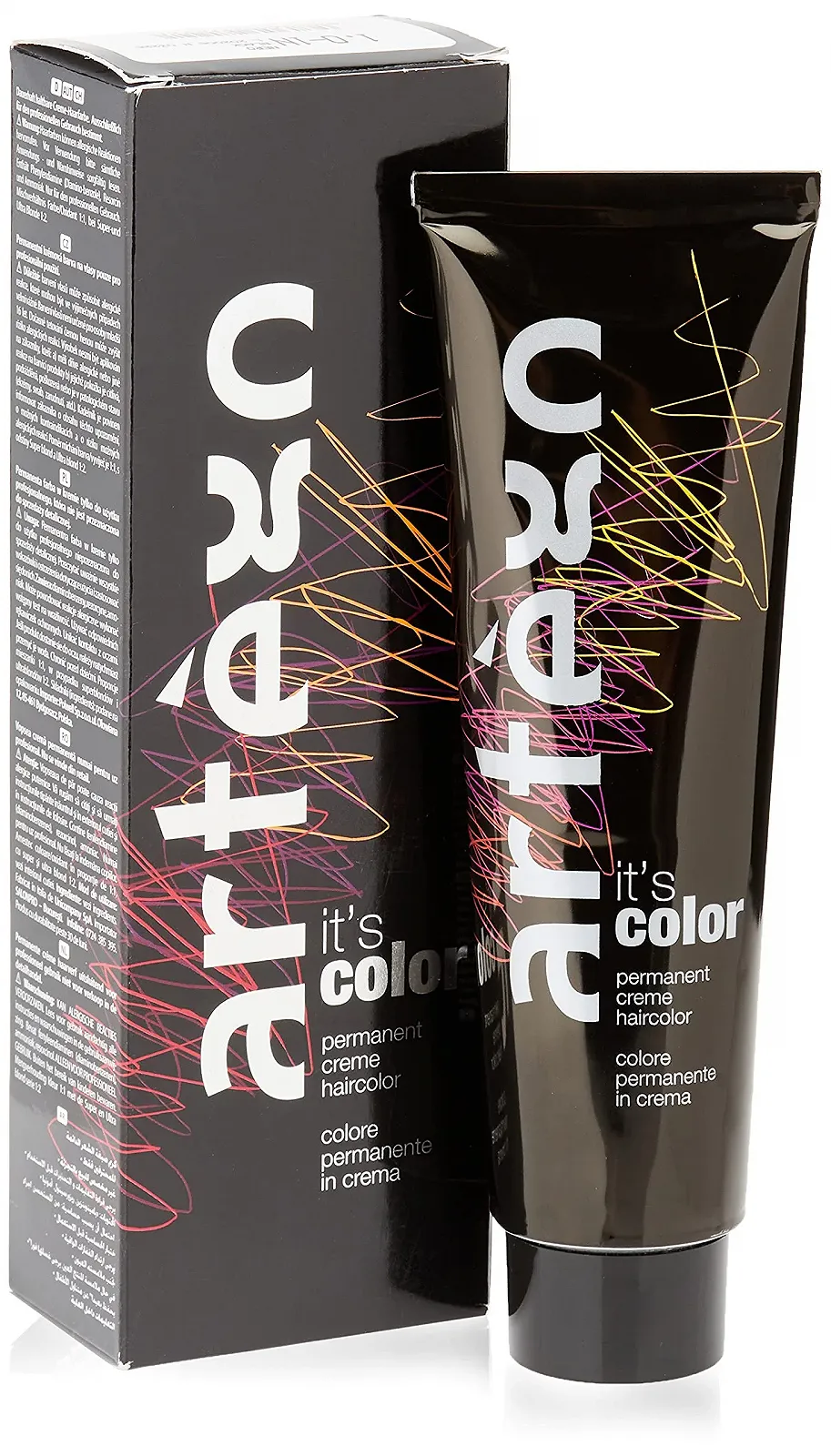 Фарба для волосся Artego It's Color Permanent 1.0 - Чорний - 150 мл, фото №1