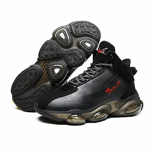 Кросівки Чоловічі Шкіряні Кросівки для Бігу Тенісні Кросівки Дихаючі Легкі Нековзні Спортивні Кросівки для Тренажерного Залу Фітнесу Вуличні Кросівки Модні Кросівки для Бігу Дорогами Кросівки для Відпочинку та Пробіжок - Фото 1