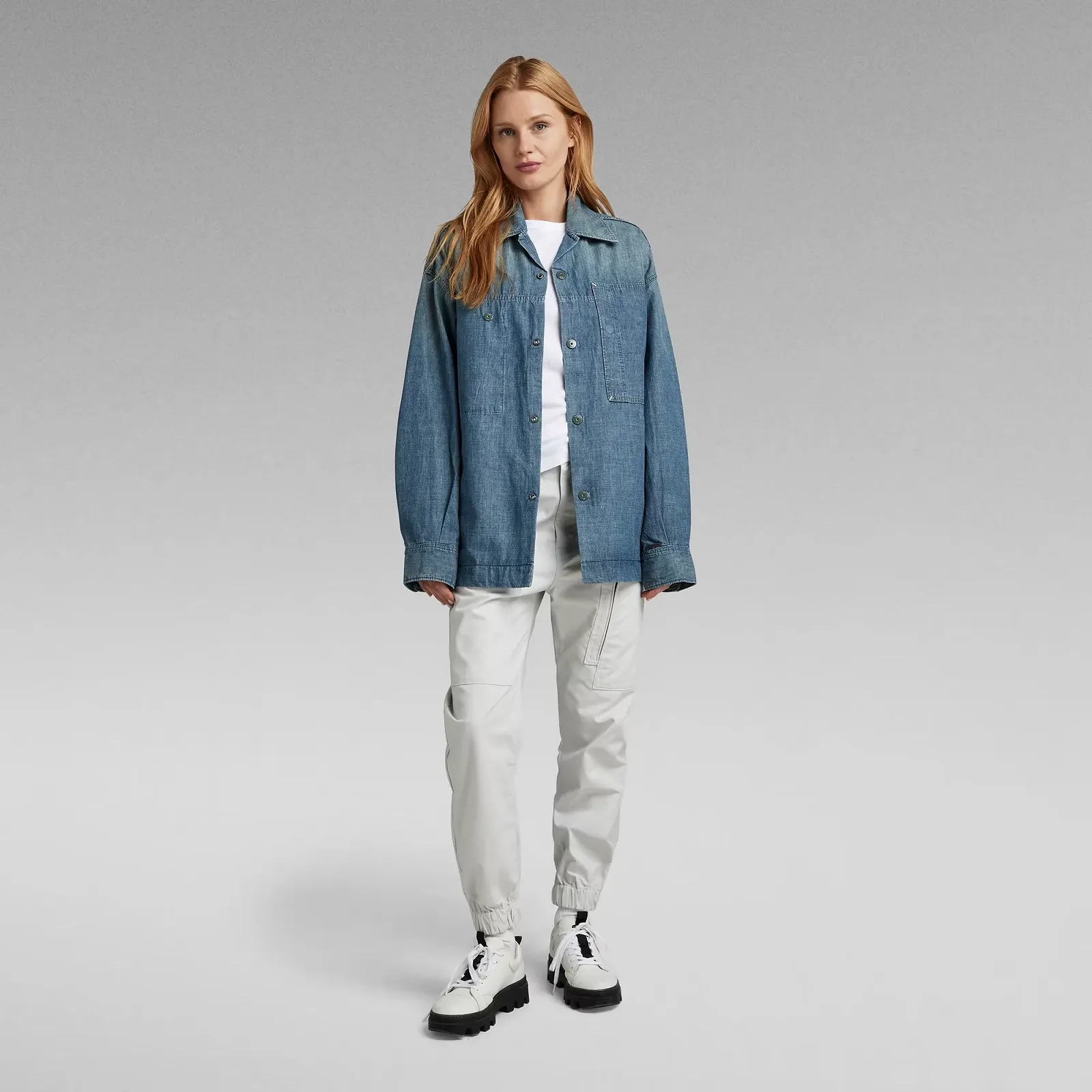 Жіноча сорочка G-Star RAW Oversized Loose Shirt - S, фото №5