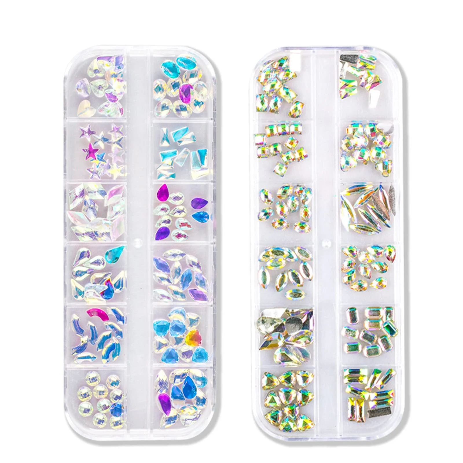 Стрази для нігтів Kristall Multi Shapes, 2 коробки, фото №1 Стрази для нігтів Kristall Multi Shapes, 2 коробки, фото №1