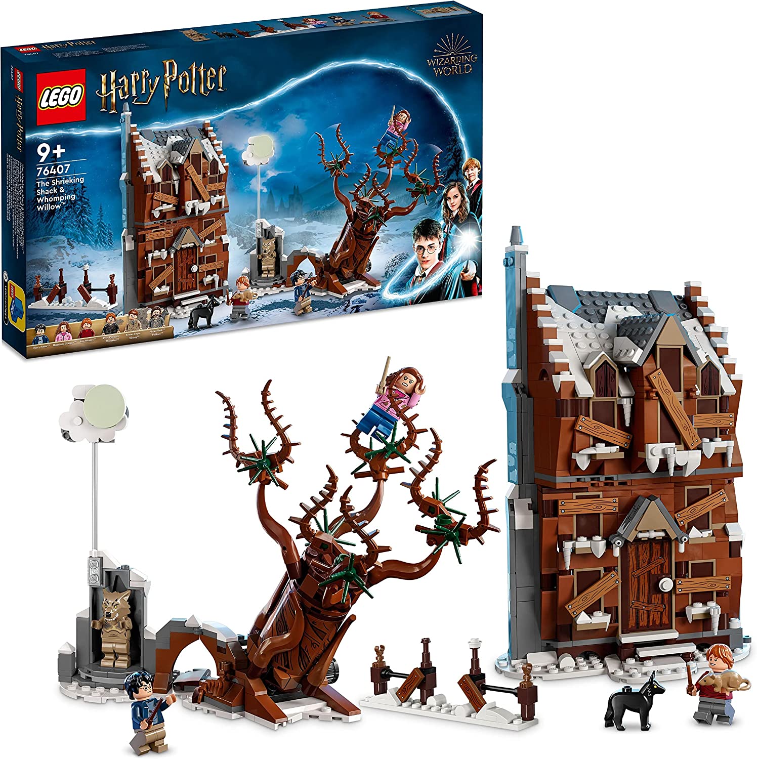 Дизайнер Lego Harry Potter Висвітлююча гіжина і Гремлюча Іва 76407, фото №1
