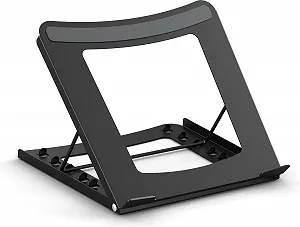 Подставка для ноутбука ABM, 22.5 x 22.5 x 20 см, складная, черная - Фото 1