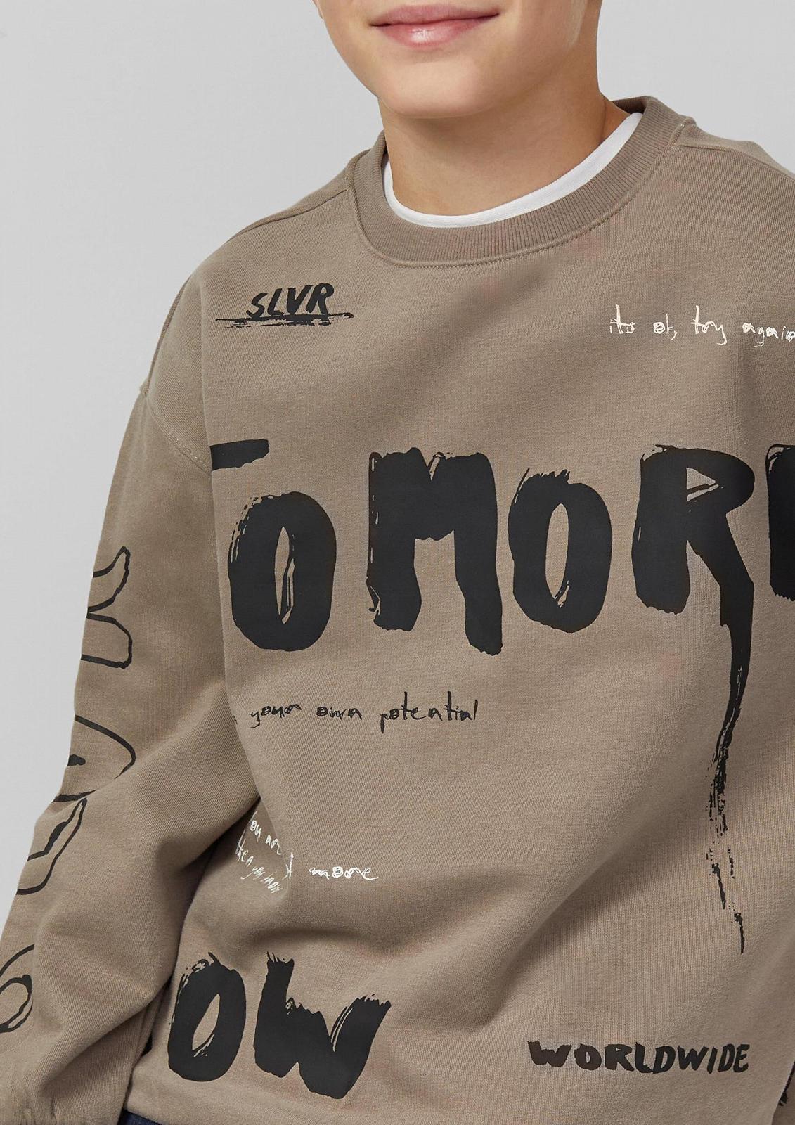 Свитшот s.Oliver Oversized с принтом по всей поверхности, фото №3