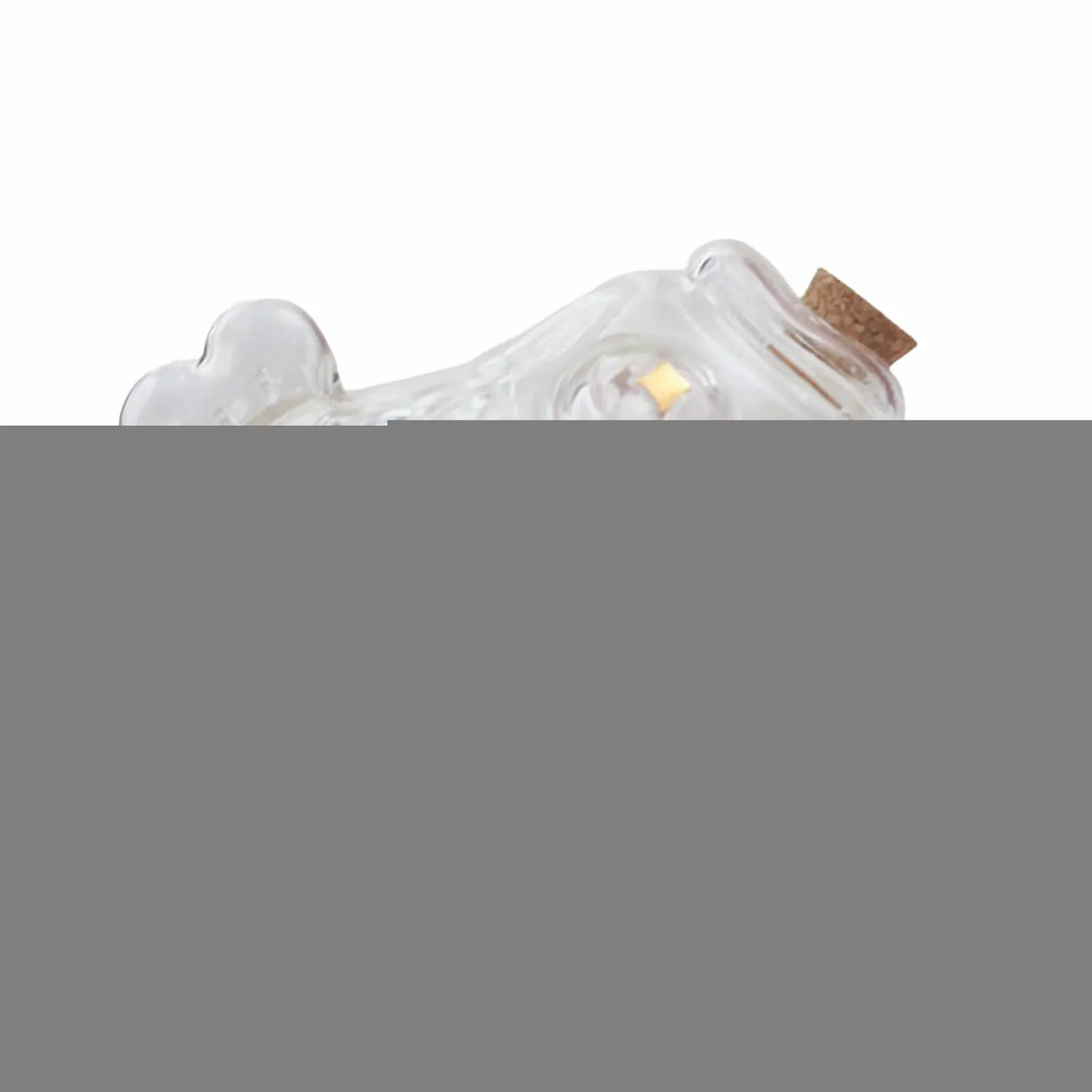 Скарбничка скляна у формі риби прозора, фото №1