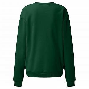 Женский Свитшот Generisch 2025 Рождественский Зимний Круглый вырез Легкий Классический Печатный Длинный рукав Свободный synthetic.ua - Фото 1