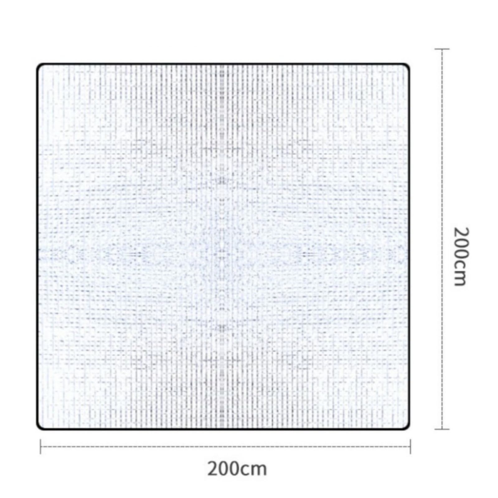 Коврик Insulation 200 x 200 см Двусторонний Алюминиевая Фольга с Сумкой для Хранения Водонепроницаемый Теплоизоляционный Ультралегкий Складывающийся, фото №3