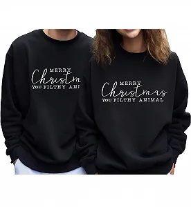 Свитшот Merry Christmas You Filthy Animal synthetic.ua - Фото 1