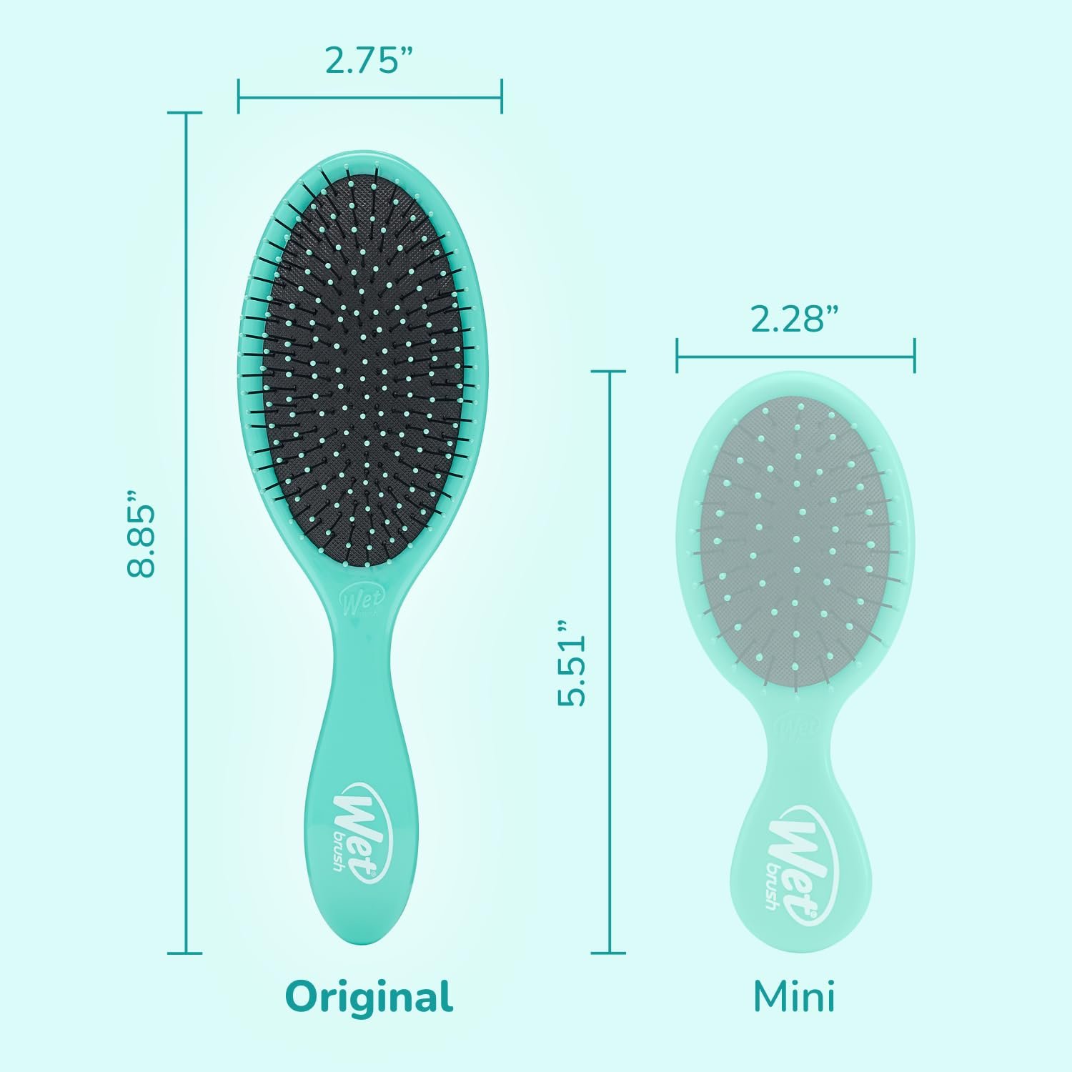 Щітка Wet Brush Original Detangler, Aqua, фото №5