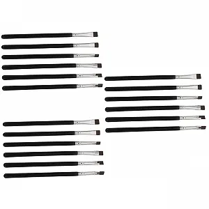 Купити Пензлі Magiclulu E20 для підводки плоский дерев'яна ручка - Фото 1 Пензлі Magiclulu E20 для підводки плоский дерев'яна ручка - Фото 1