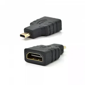 Переходник microHDMI папа -HDMI мама Q100 - Фото 1