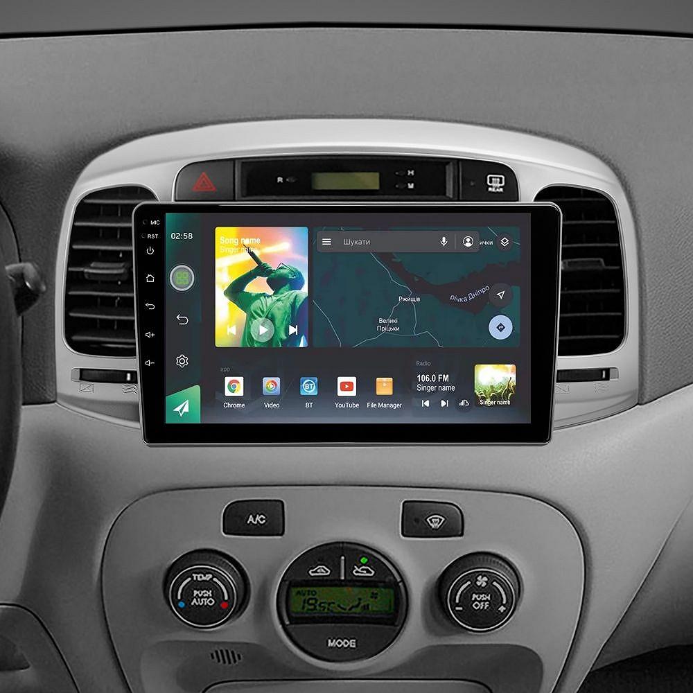 Штатная магнитола Sigma X9232 2+32 Gb Hyundai Accent 3 2006-2011 9, фото №3