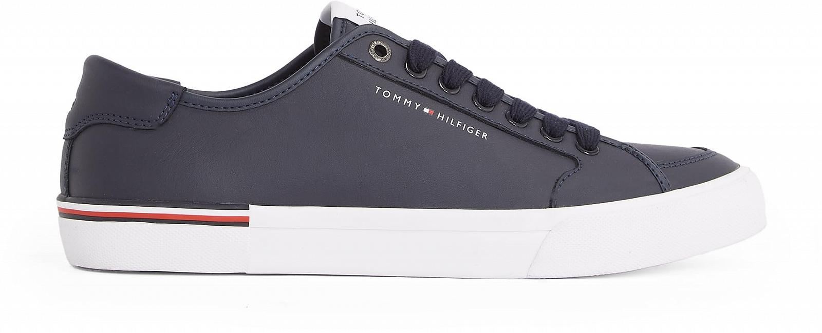 Низкие кеды Tommy Hilfiger Core Corporate Vulcanized Leather, фото №5