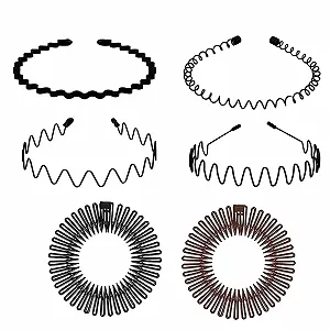 Набор металлических обручей для волос 4 шт. - Фото 1