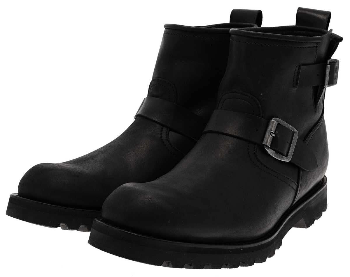 Ботинки FB Fashion Унисекс Biker Boots Roadtrip Low Engineering Black EU, фото №2