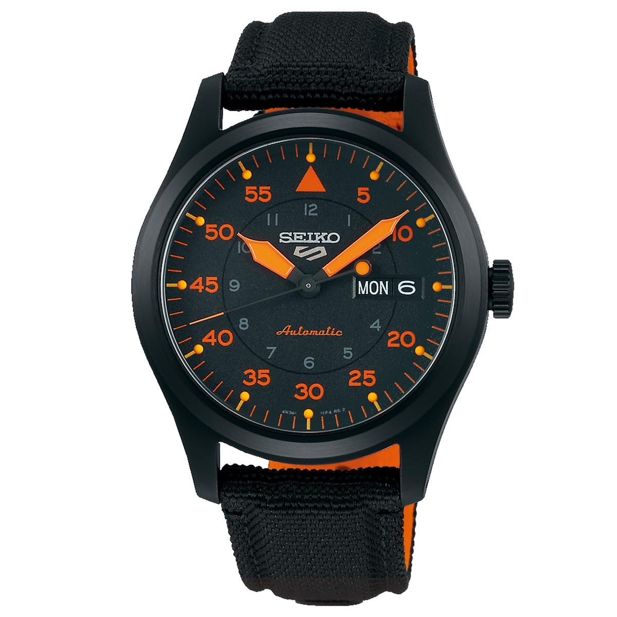 Часы Seiko 5 Sports SRPH33K1 Мужские Автоматические Черный ремешок, фото №1