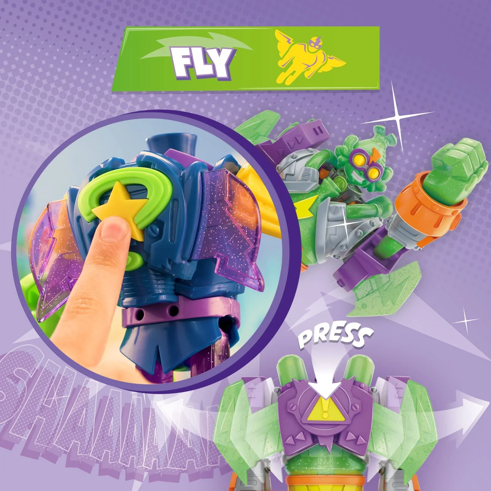 Фигурка-робот Superthings Mega-K Superbot Villain Robot, фото №5