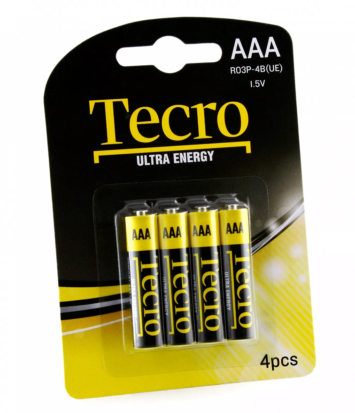 Батарея Tecro Ultra Energy AAA/LR03 BL 4 шт, фото №1