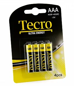 Батарея Tecro Ultra Energy AAA/LR03 BL 4 шт - Фото 1