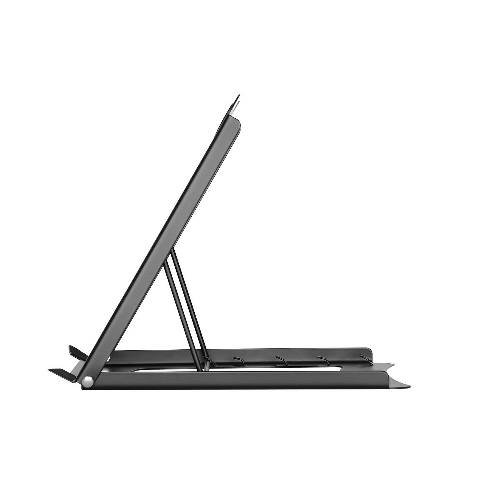 Подставка для ноутбука алюминиевая Newstar NSLS075BLACK - черная, фото №17