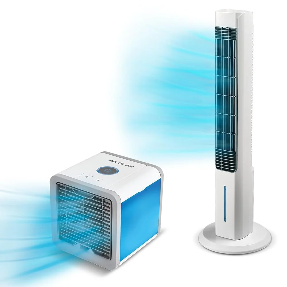 Набір мобільних охолоджувачів повітря Livington ChillTower & Arctic Air випарного типу, фото №1 Набір мобільних охолоджувачів повітря Livington ChillTower & Arctic Air випарного типу, фото №1