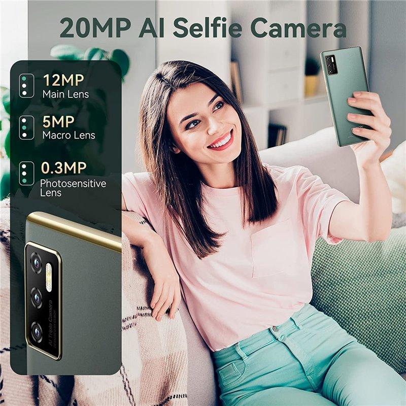 Смартфон 6.2" Cubot P50 6/128Gb 4G 2-SIM 12/20Мп 8 ядер Android 11 Green, фото №5