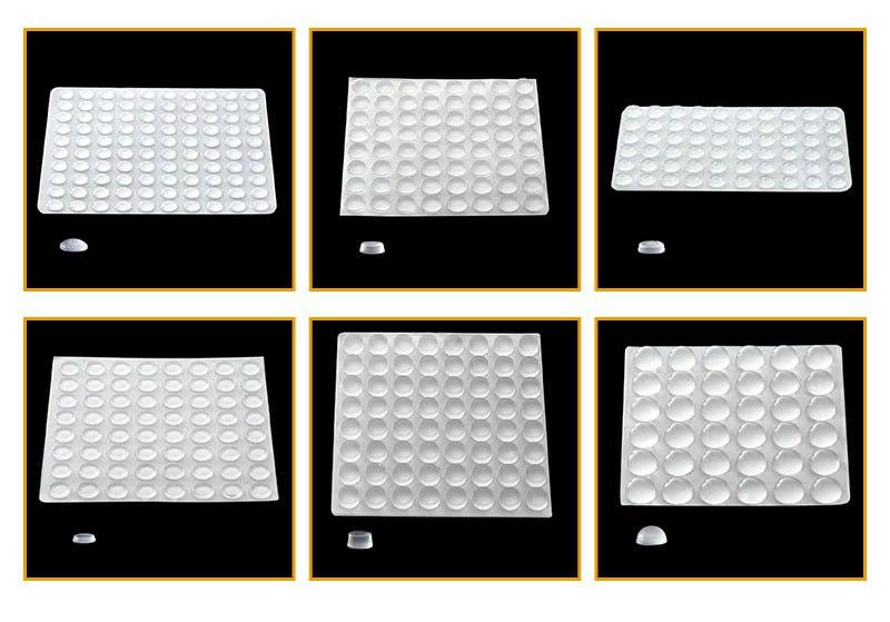 Отбойник для дверей демпфер Dory d=15мм h=3мм прозрачный силиконовый 36 штук, фото №4 Отбойник для дверей демпфер Dory d=15мм h=3мм прозрачный силиконовый 36 штук, фото №4