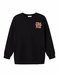 Свитшот NAME IT Nkfnoikke LS Long RLX Sweat Bru - Фото 1