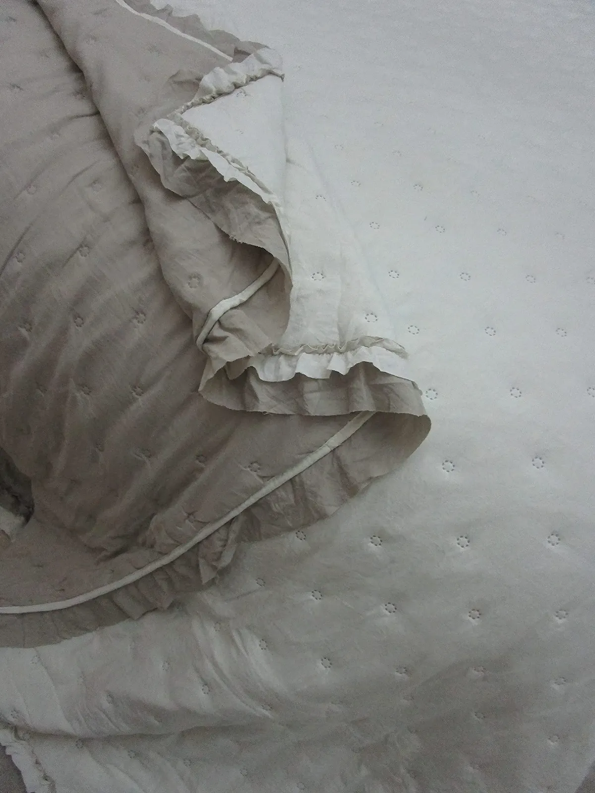 Покривало на двоспальне ліжко з вуаллю віла. Розмір: 265 x 270 см., фото №5