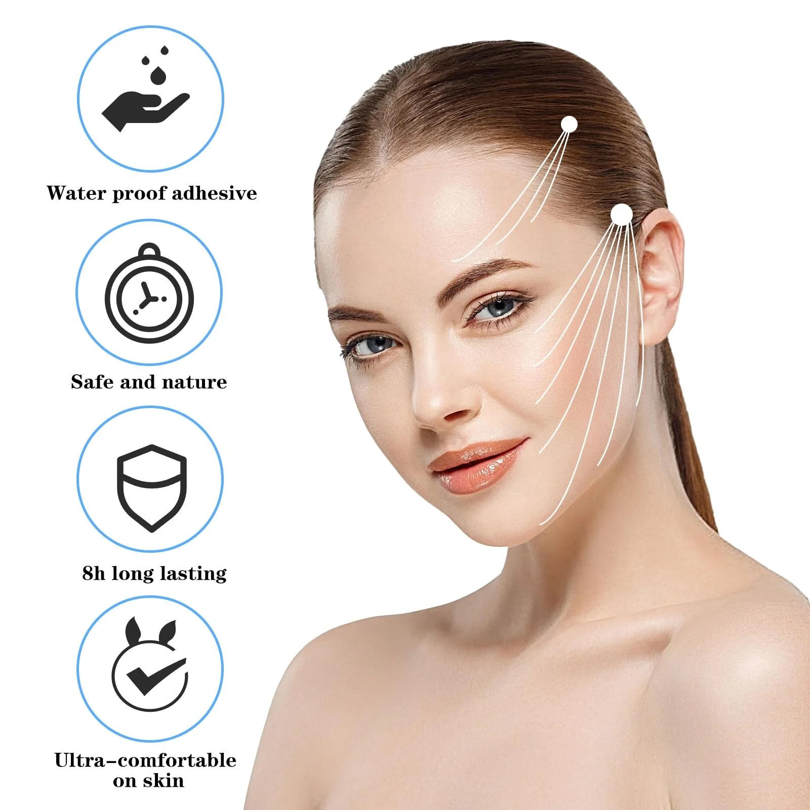 Ленты для подтяжки лица JIYIN 120 шт, фото №5