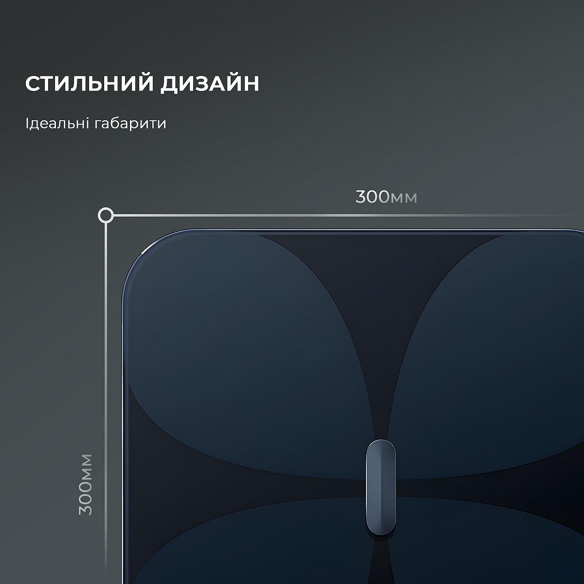 Розумні ваги Yunmai PRO Smart Scale Black, фото №2