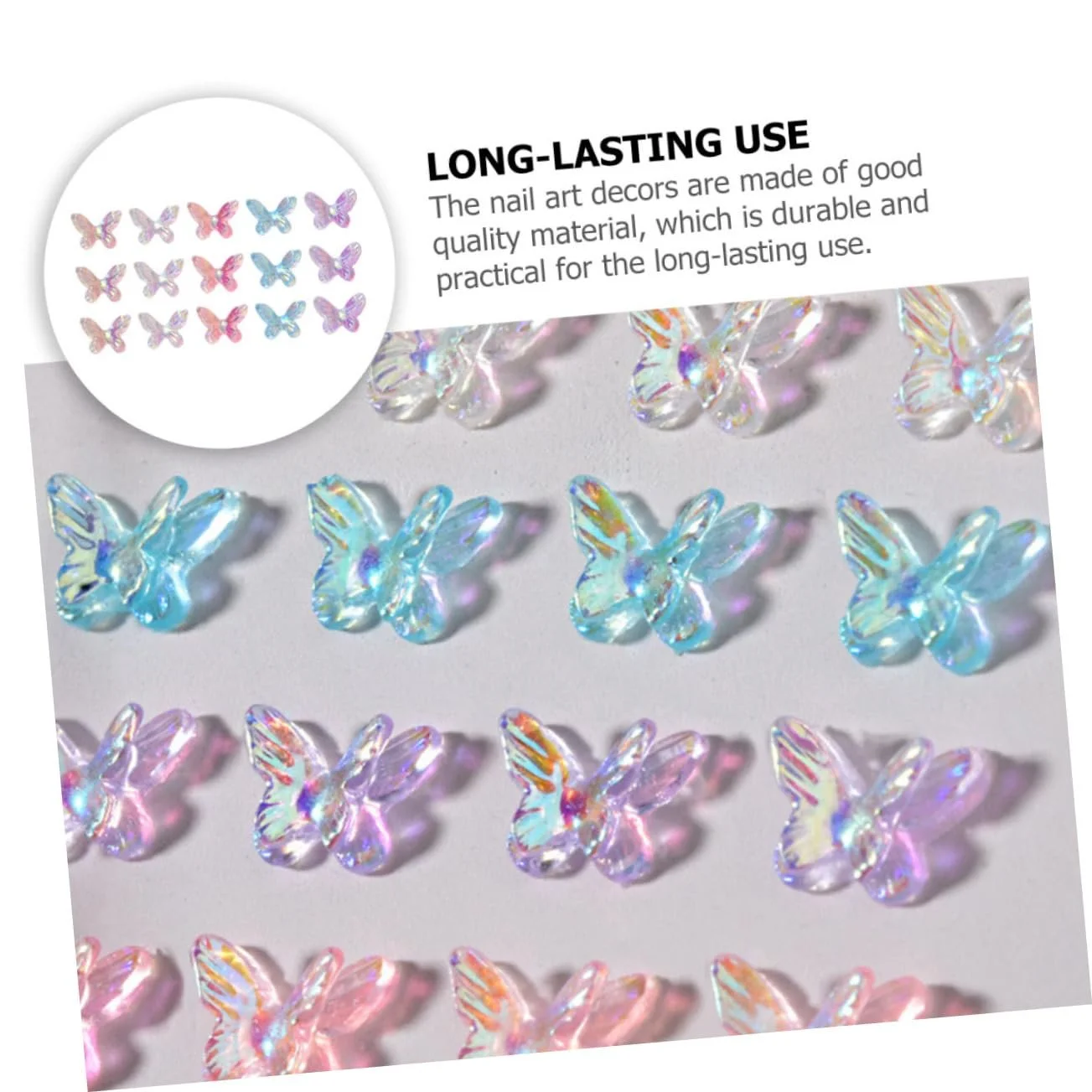 Прикраси для нігтів, 40 шт, різнокольорові, фото №7