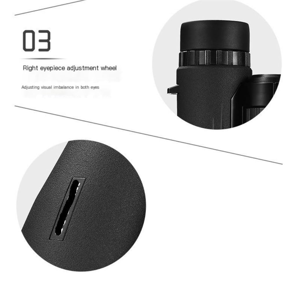 Бінокль Großes Okular Fernglas Low Light Nachtsichtтelesкоп Outdoor-Reise Tragbares Fernrohr, фото №5