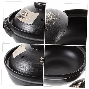 Каструля для запікання TOYANDONA керамічна 500 мл з двома ручками Різнокольоровий synthetic.ua - Фото 1