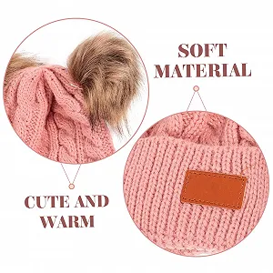 Шапка з двома помпонами PACKOVE synthetic.ua - Фото 1