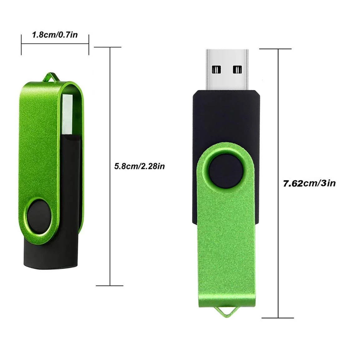 USB-накопичувач EASTBULL 8 ГБ 10 шт. Зелений, фото №5 USB-накопичувач EASTBULL 8 ГБ 10 шт. Зелений, фото №5