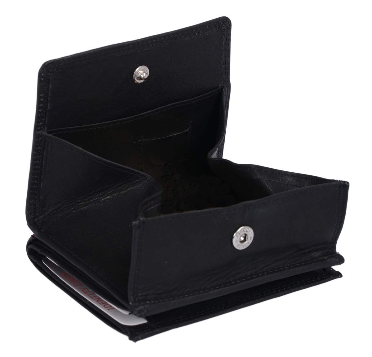 Кошелек LEAS Viennese Box с RFID защитой Натуральная кожа Черный Special Edition, черный, Viennese box, фото №1