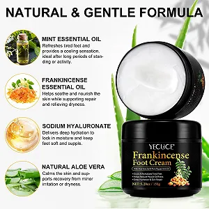 Крем для ног с маслом ладана и перечной мяты охлаждающий и успокаивающий synthetic.ua - Фото 1