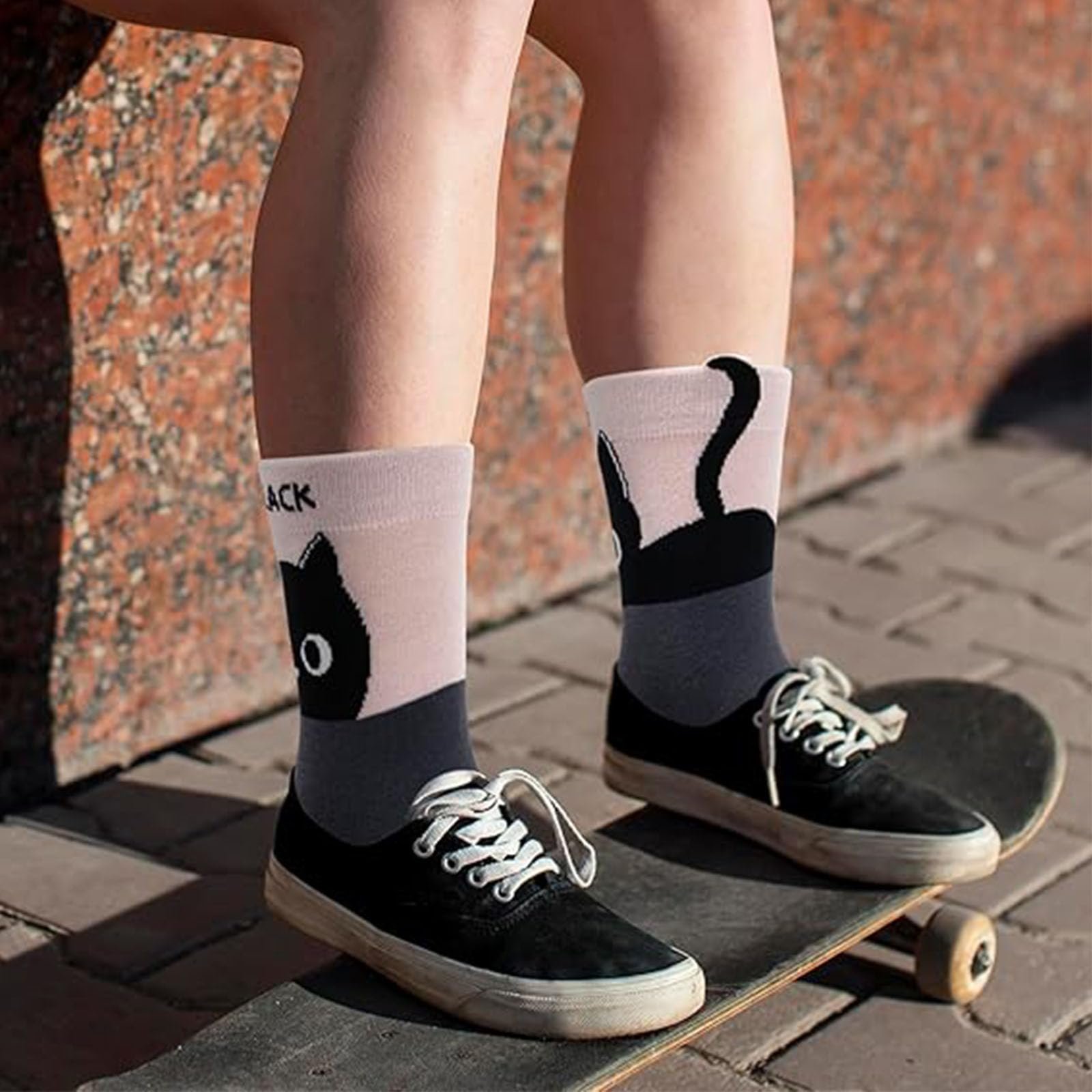 Носки с котами (5 пар) Разноцветные, фото №4