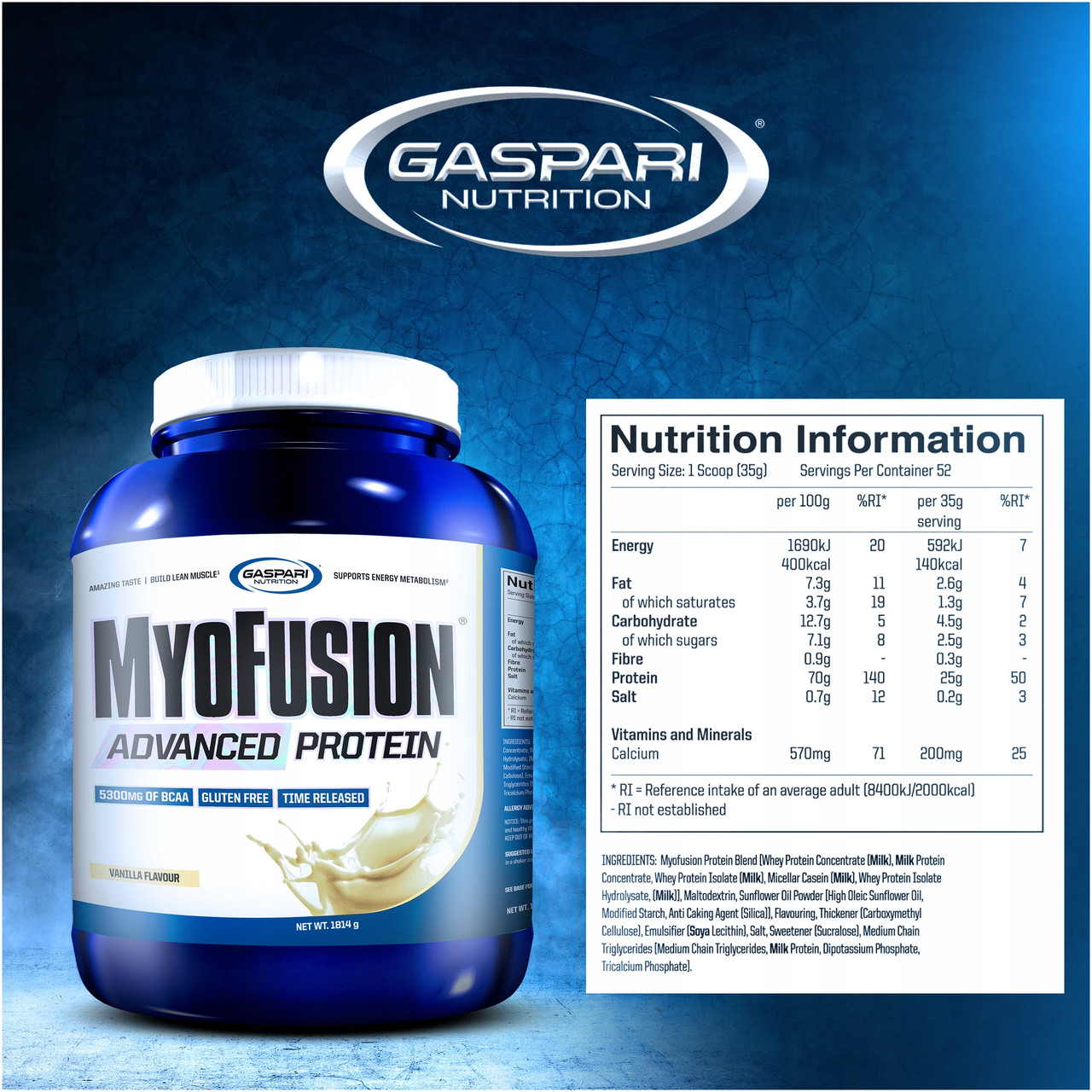 Протеїн MyoFusion Elite Advanced 1814 г Ваніла, фото №2 Протеїн MyoFusion Elite Advanced 1814 г Ваніла, фото №2