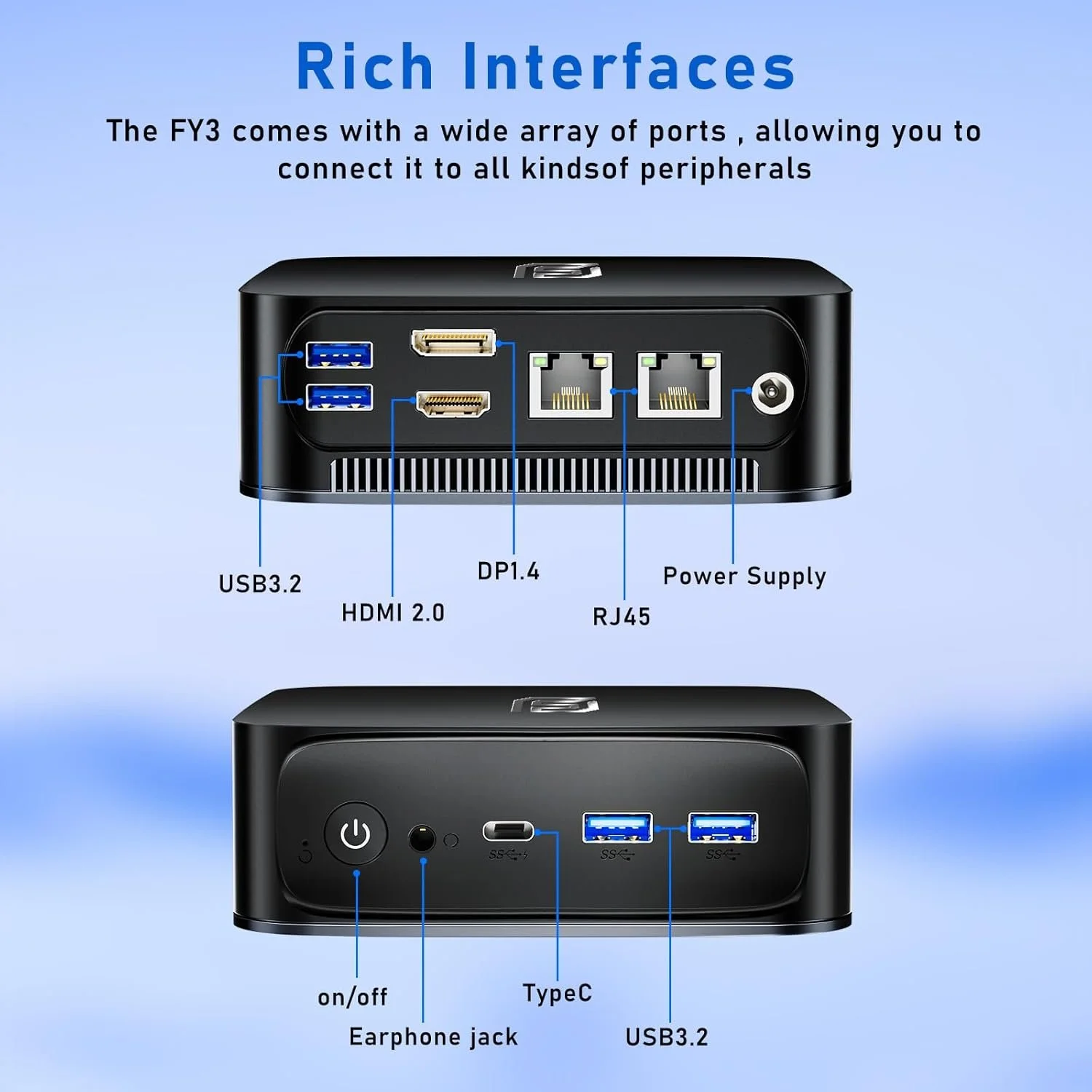 Міні ПК NIAKUN Intel N95 / RAM 16GB / SSD 512GB / Intel UHD Graphics / 2 x HDMI / LAN / Wi-Fi 5 / Bluetooth 4.2 / Windows 11 / Чорний, фото №5 Міні ПК NIAKUN Intel N95 / RAM 16GB / SSD 512GB / Intel UHD Graphics / 2 x HDMI / LAN / Wi-Fi 5 / Bluetooth 4.2 / Windows 11 / Чорний, фото №5