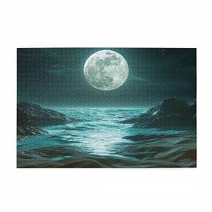 Пазл Model1499 Луна Пляж 2000 элементов деревянный 99 x 70 см в подарочной коробке synthetic.ua - Фото 1