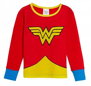 Пижама DC Comics Wonder Woman для девочек, полная длина цена на synthetic.ua - Фото 1 Пижама DC Comics Wonder Woman для девочек, полная длина synthetic.ua - Фото 1