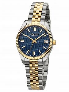 Женские часы REGENT BA-875, двухцветный / темно-синий, 2 цвета, классический - Фото 1