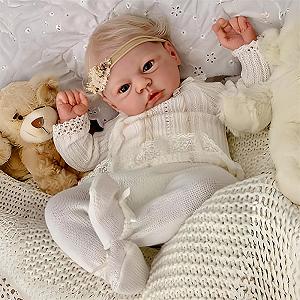 Лялька MAIHAO Reborn для дівчинки 50 см Реалістична новонароджена - Фото 1