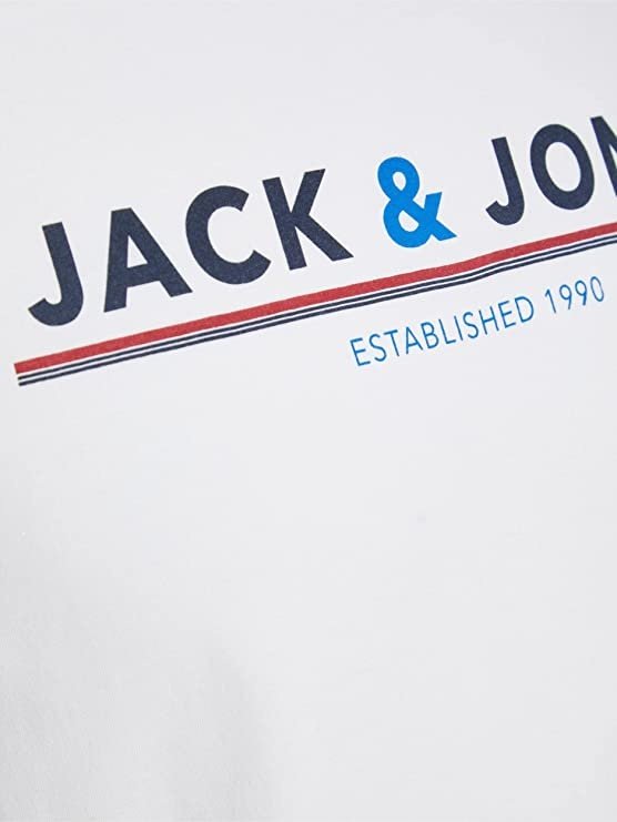 Футболка JACMONT TEE SS LW 12205227- Jack&Jones  Білий XL, фото №2