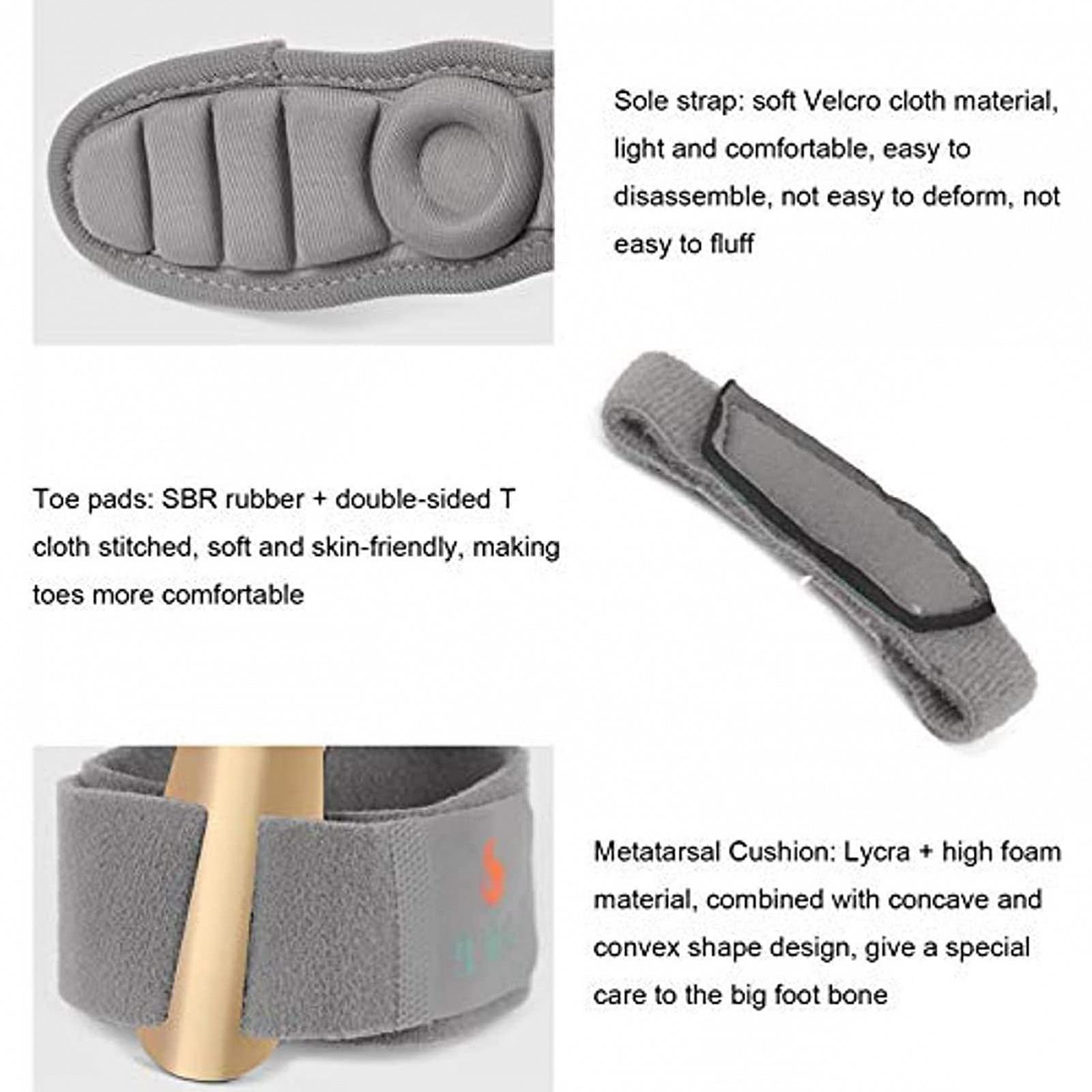 Коректор Бурси Регульований Ортопедичний Роздільник для Пальців Hallux Valgus, Ортез, фото №5