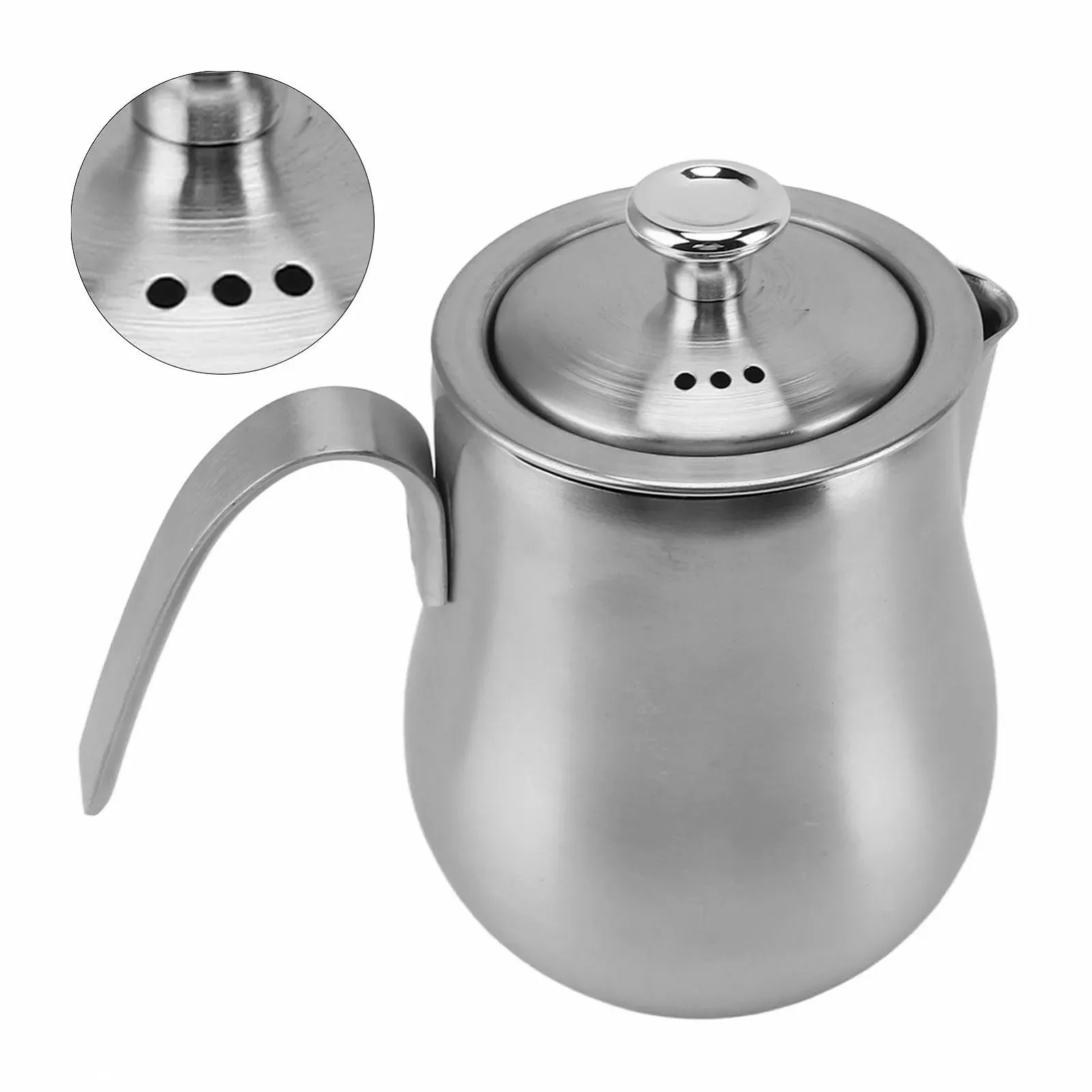 Кавник Домашній, вбудований фільтр Кавоварка Нержавіюча сталь, фото №2