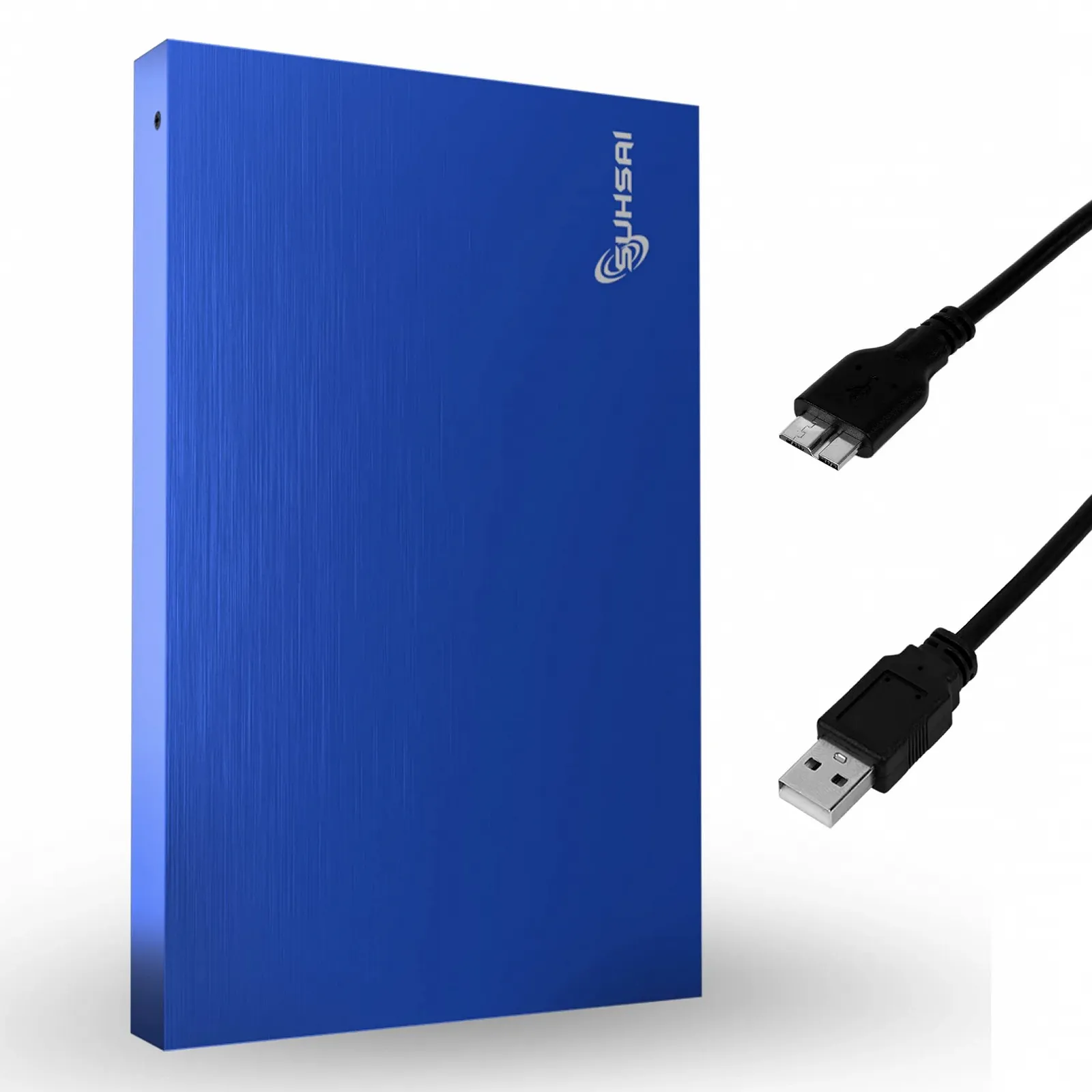 Внешний жесткий диск SUHSAI 1TB 2.5" USB 3.0 Blue, фото №1