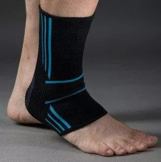 Эластический голеностоп Power System Ankle Support Evo PS-6022 XL Black/Blue, фото №1