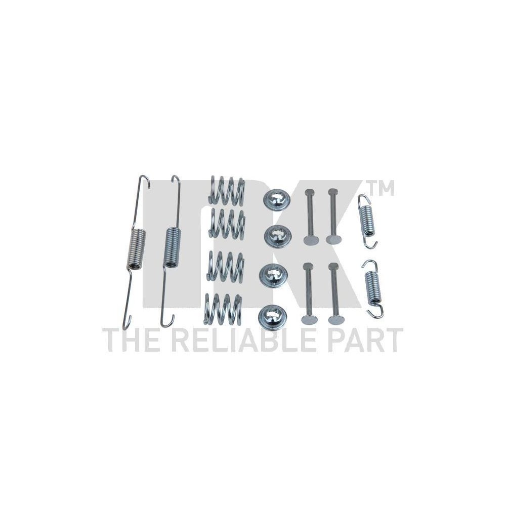 Комплект аксесуарів, гальмівні колодки NK 79450879, задній міст, фото №1